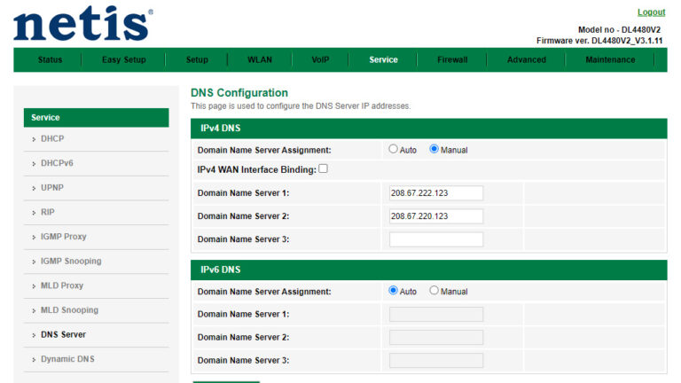 How To Change Unifi DNS Server On Netis Router Barzrul Tech