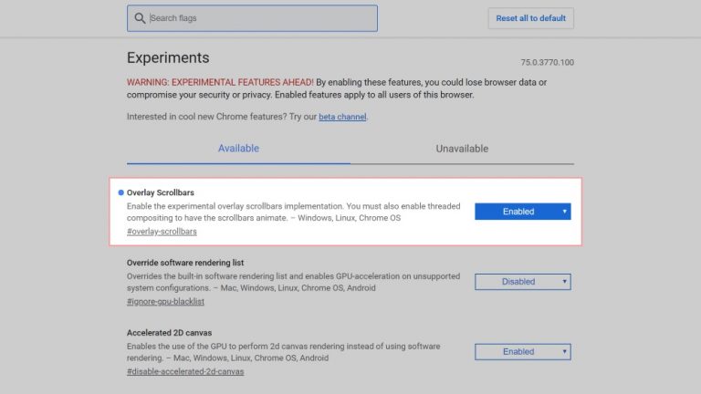 How to hide the scrollbar in Google Chrome - Barzrul Tech