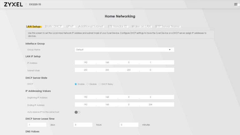How To Change Unifi DNS Servers On Zyxel Router Barzrul Tech